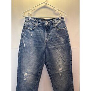Lucky Brand DREW jeans (size 8) mom jeans, straight leg, distressed jeans‎